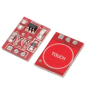 TTP223 1-Channel Capacitive Touch Sensor Module Red Color
